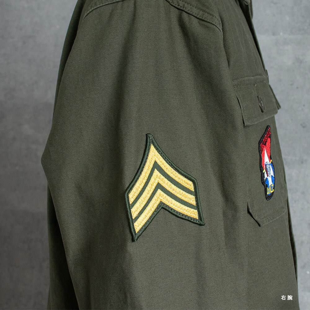 米軍タイプ OG-107 ファティーグシャツ ジョンレノンモデル JOHN